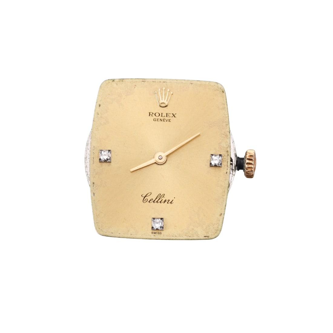 Rolex Cellini Gold Diamond Watch Movement 1601 Dial (1 of 3)