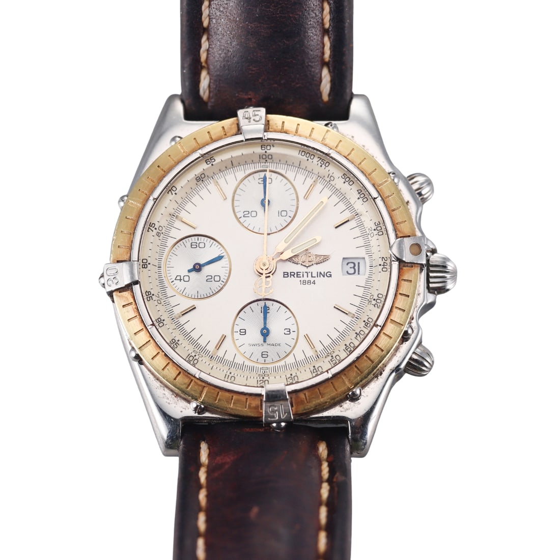 Breitling Chronomat Two Tone Automatic Chronograph Watch D13050 (1 of 5)