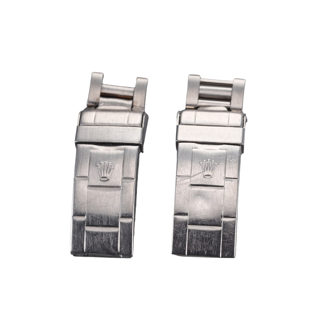 Rolex Stainless Steel Watch Buckle Lot of 2 VB VD (1 of 3)
