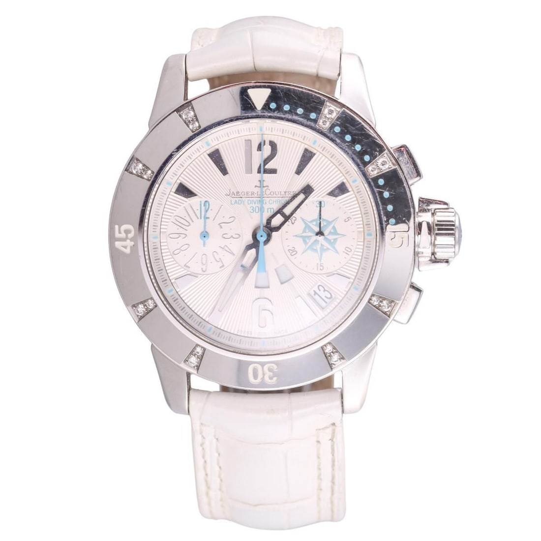 Jaeger LeCoultre Master Compressor Diamond Diving Chronograph Watch 156.8.25 (1 of 3)