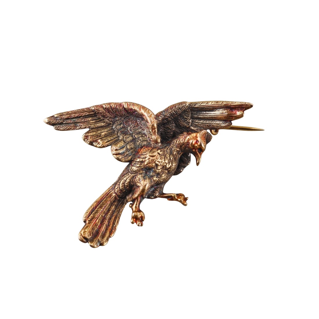 Antique Gold Eagle Brooch Pin (1 of 4)