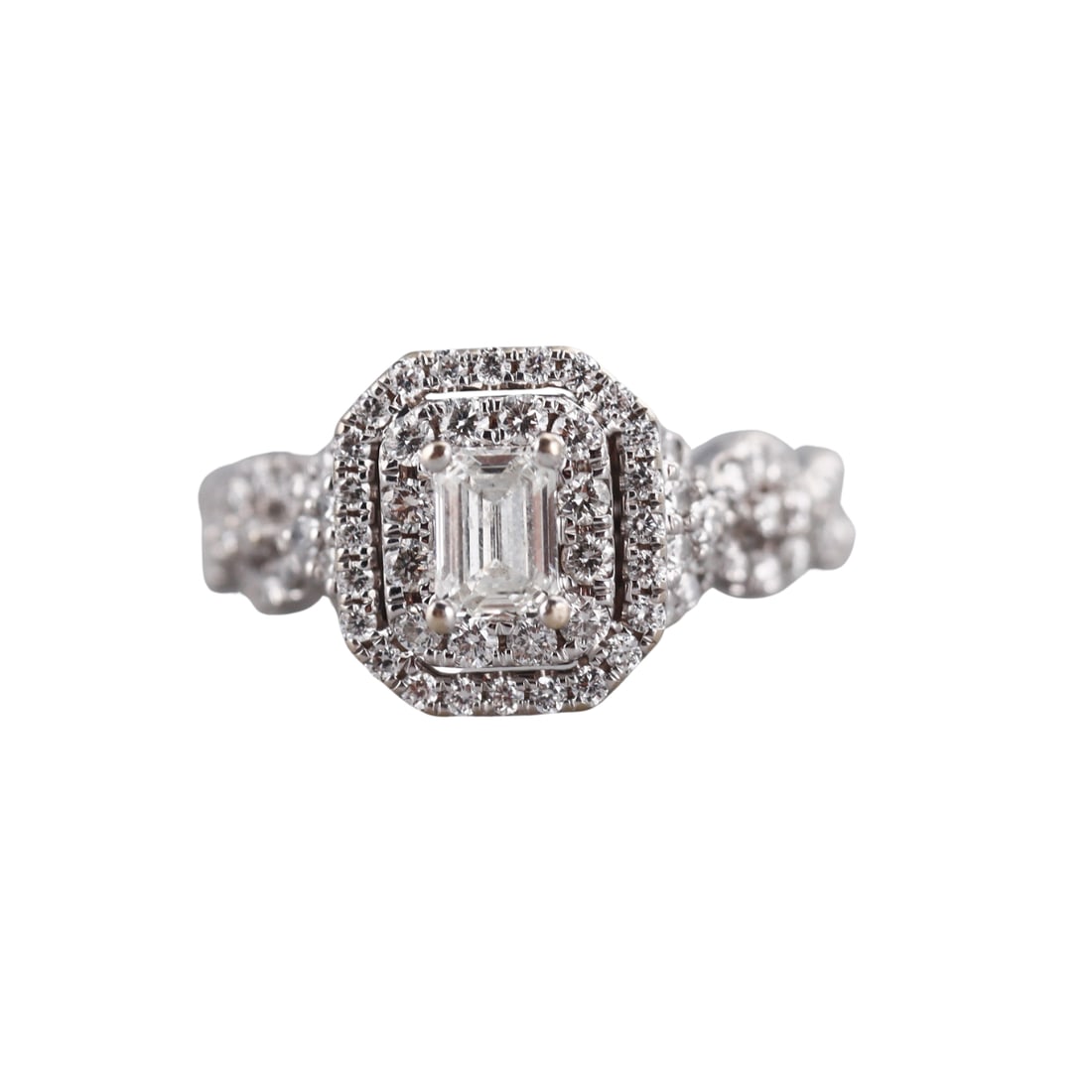 14k Gold Certified Celebration Ideal Cut 0.53ct Diamond Engagement Ring (1 of 3)