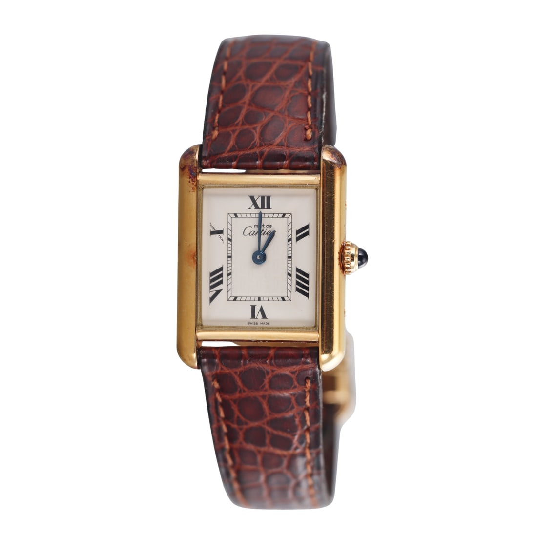 Cartier Tank Vermeil Quartz Watch 2415 (1 of 4)