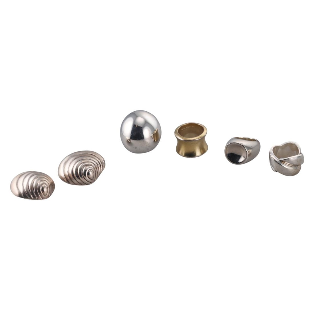 Patricia Von Musulin Sterling Silver Earrings Ring Lot of 5 pc (1 of 3)