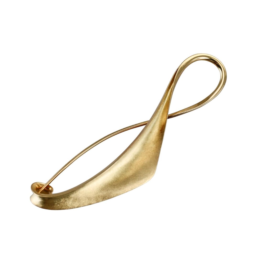 Michael Good 18k Gold Brooch Pin: Metal : 18k Yellow Gold Designer : Michael Good Gemstone : None Measurements : Brooch is 68mm x 20mm. Marked: : M. Good, 750. Weight: : 4.5 grams Condition: