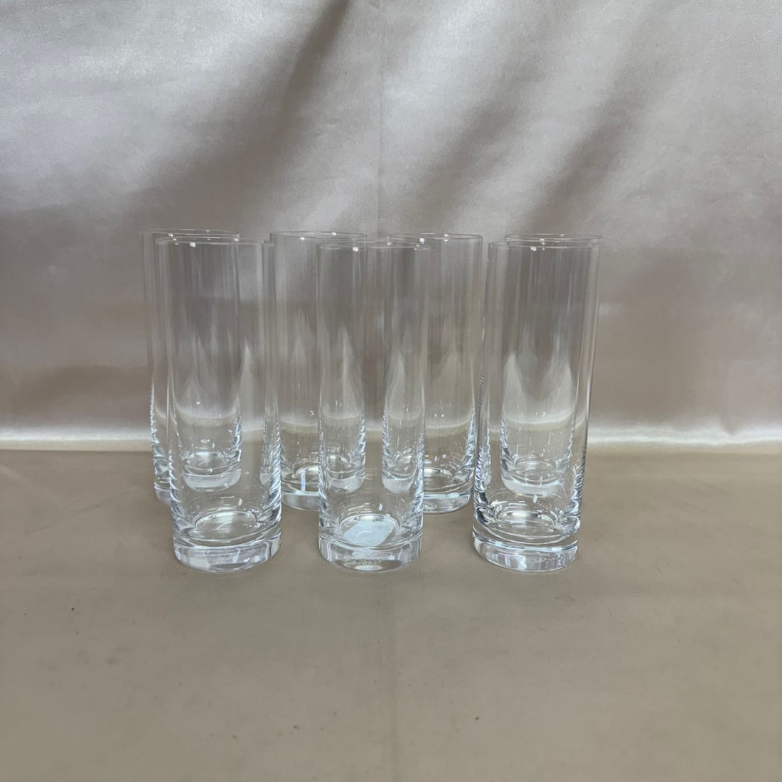 Baccarat Crystal Vintage Clear Highball Glass Set of 7 (1 of 3)
