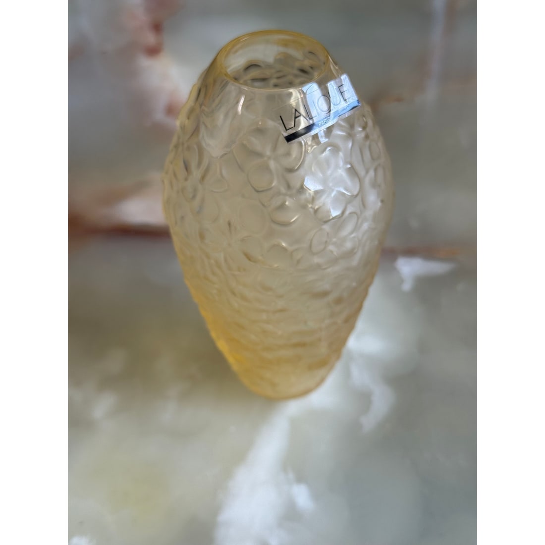 Lalique Crystal Flower Vase 1261100 (1 of 4)