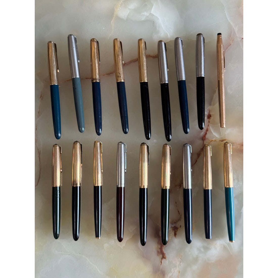 Parker Fountain Pen Lot of 18 (1 of 3)