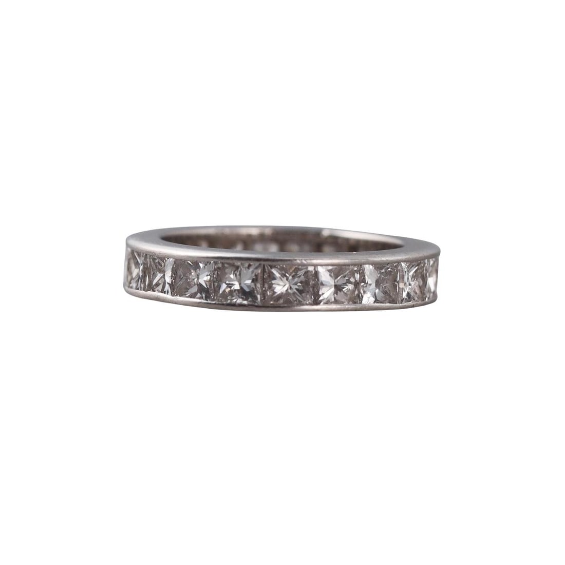 Platinum Diamond Eternity Wedding Band Ring (1 of 4)