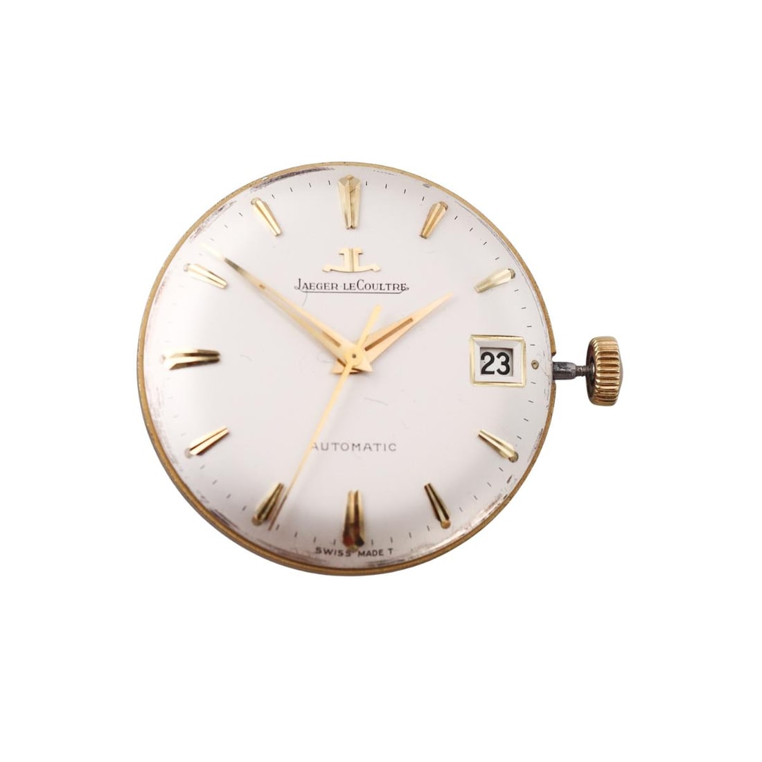 Jaeger LeCoultre Automatic 1812471 Movement K 881 & Watch Dial: Designer : Jaeger LeCoultre Movement : Automatic - working order, K 881. Measurements : Dial is 29mm. Reference/Model: : n/a Functions : Hours, Minutes, Seconds, Date. Condit