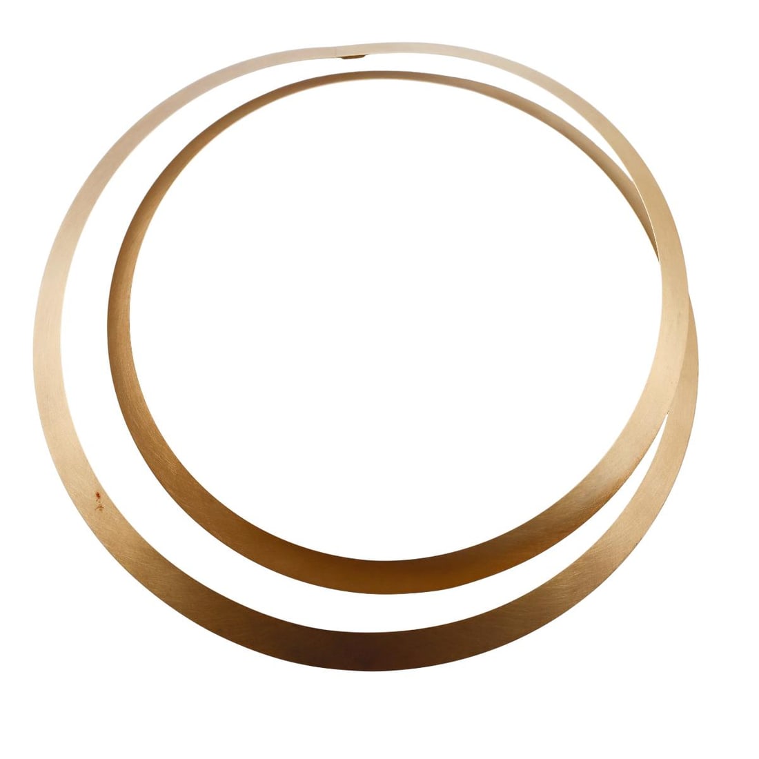 Niessing Modernis 18k Gold Wire Necklace: Metal : 18k Yellow Gold Designer : Niessing Gemstone : None Measurements : Necklace is approx. 18" in circumference, width 13mm. Marked: : 750 , Niessing. Weight: : 44.