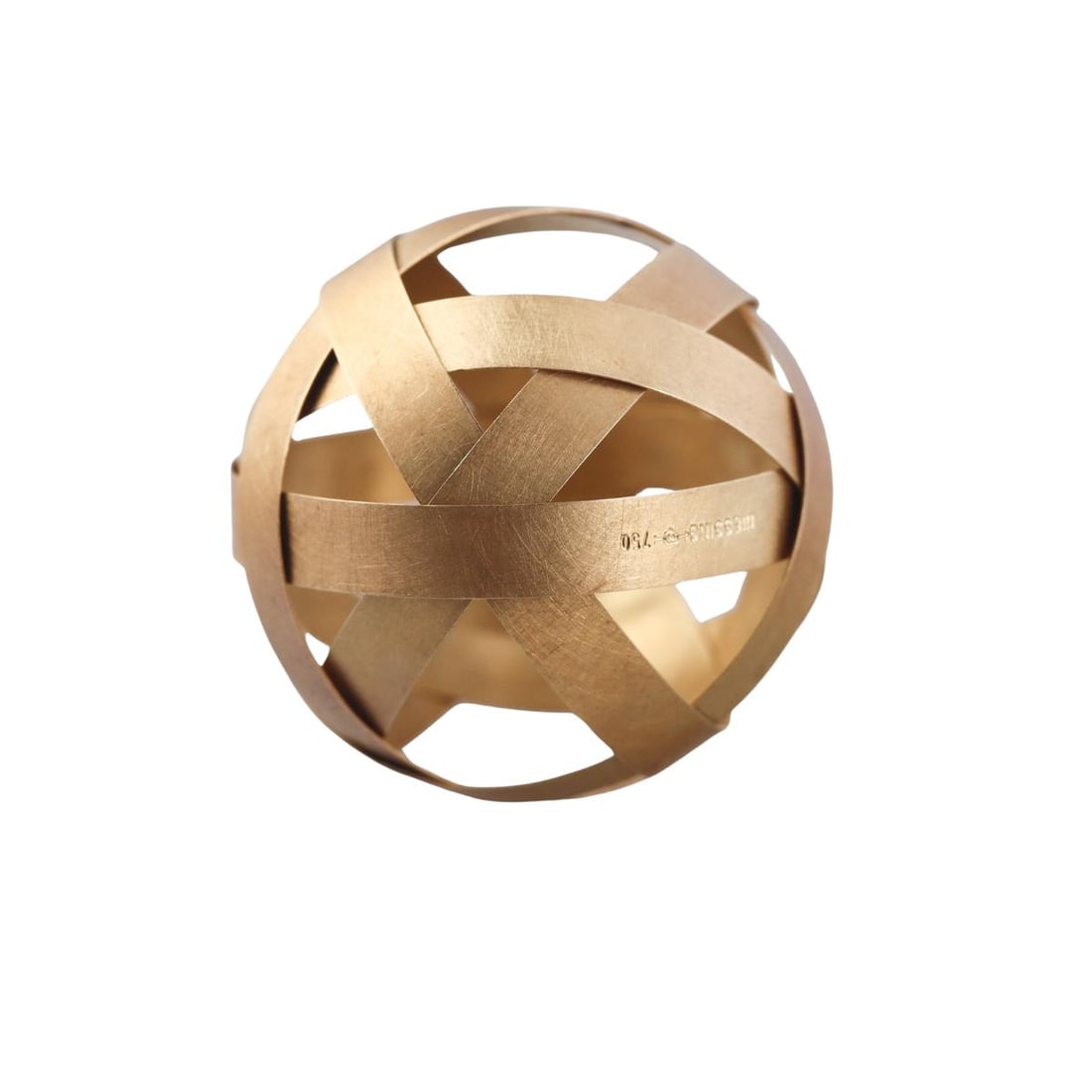 Niessing Modernist 18k Gold Ball Pendant: Metal : 18k Yellow Gold Designer : Niessing Gemstone : None Measurements : Ball is 35mm in diameter. Marked: : Niessing 750. Weight: : 10.6 grams Condition: