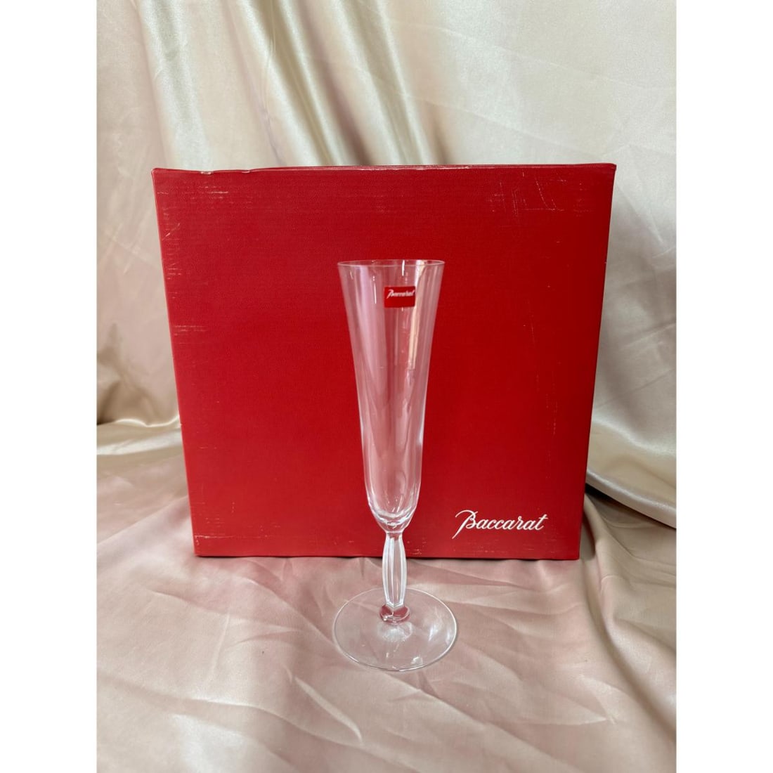 Set of 12 Baccarat Crystal Clara Champagne Glass 2103042 (1 of 4)