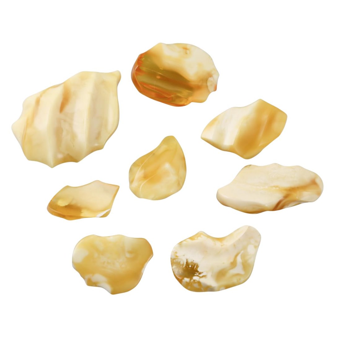 Yacer Baron Balic Lapidary Amber Carved Pendant Element Lot of 8: Designer : n/a Gemstone : Amber Measurements : Elements measure from 28mm x 15mm to 51mm x 31mm. Weight: : 38.1 grams Condition: : Excellent. Additional: n/a