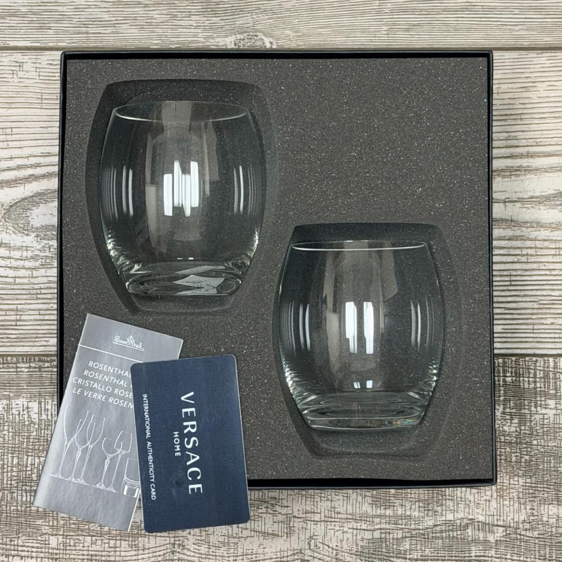 Versace by Rosenthal Medusa Lumiere Whisky Glasses Set 112405 (1 of 3)