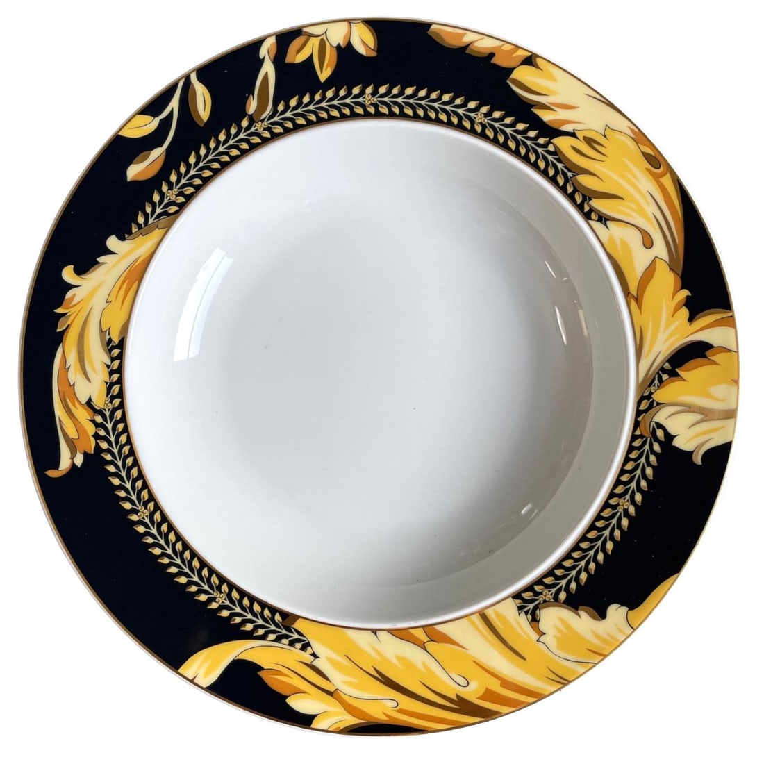 2pc Versace by Rosenthal Vanity Soup Plate Set 10322 (1 of 3)