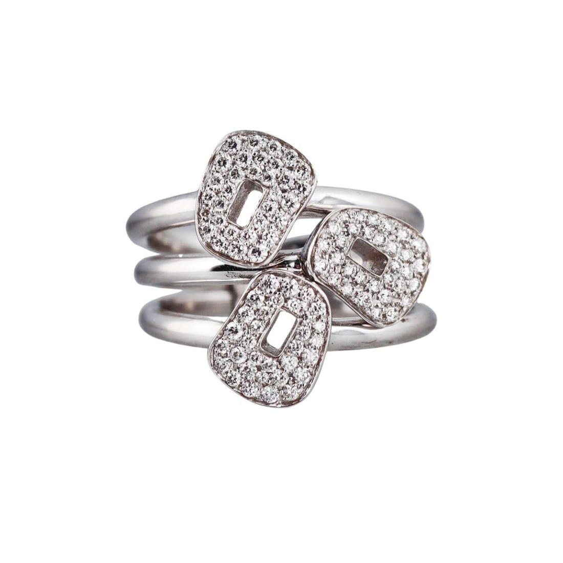 Mattioli Puzzle 18K Gold Diamond Ring (1 of 5)