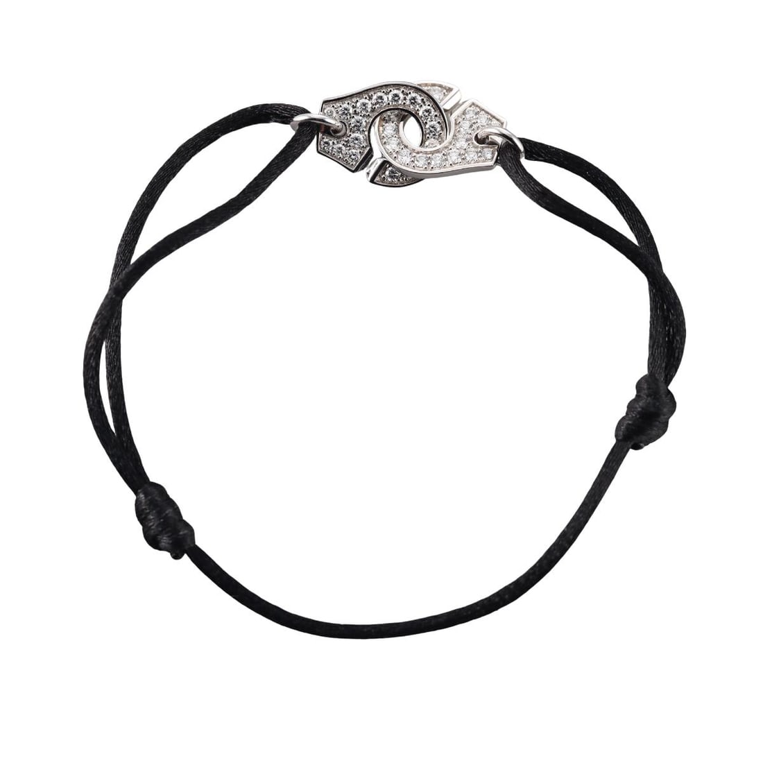 Dinh Van Menottes R12 18K Gold Diamond Cord Bracelet (1 of 3)