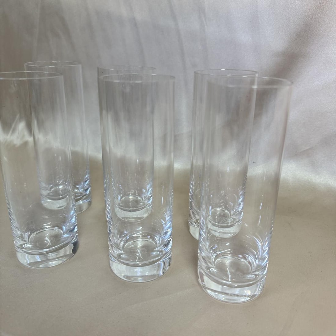 Set of 12 Baccarat Crystal Vintage Highball Glass 6112: Material : Crystal Designer : Baccarat Measurements : H: 13.7cm D: 4.5cm Marked: : Baccarat. Condition: : New/store sample. Additional: With box.