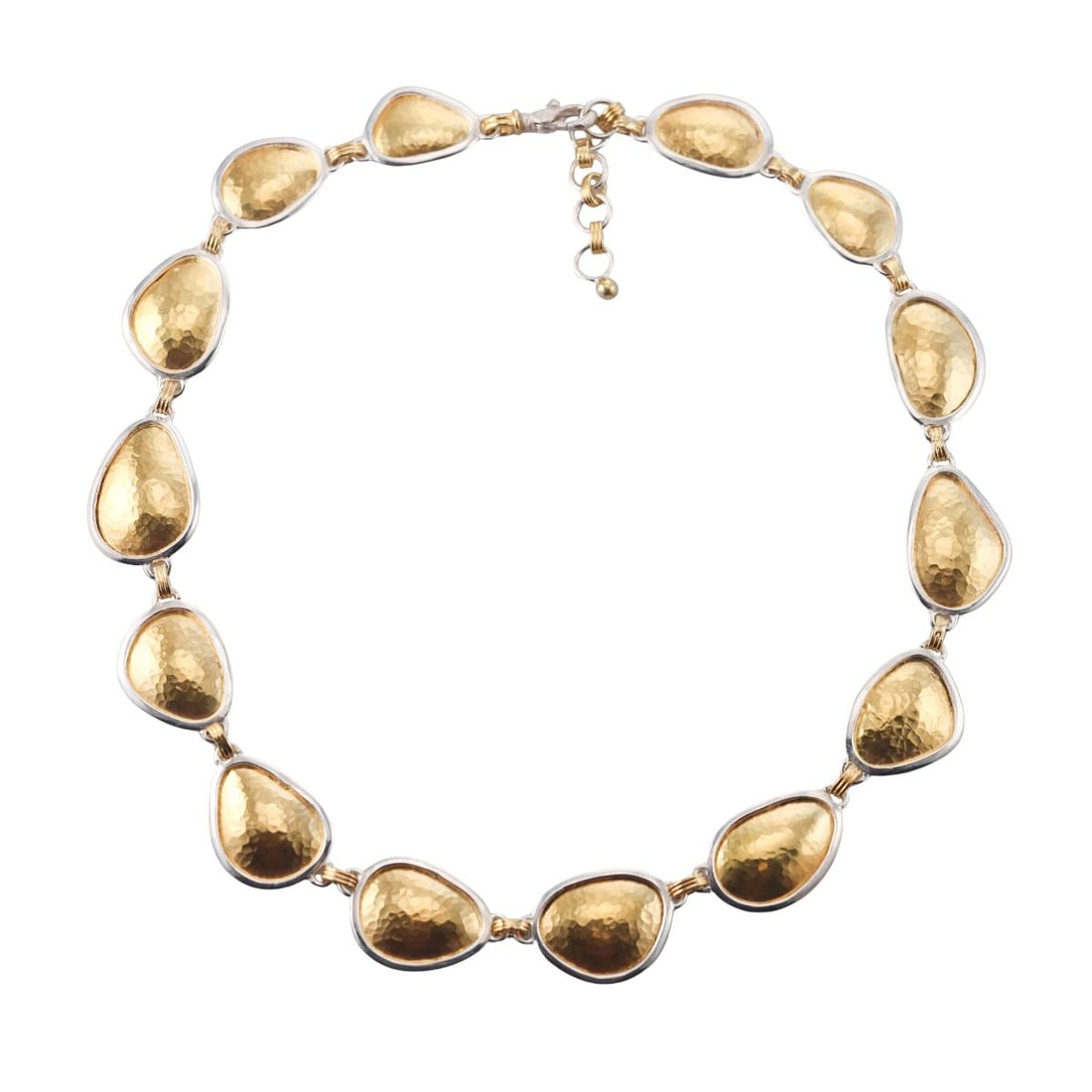Gurhan Sterling Silver Hammered Link Necklace (1 of 6)