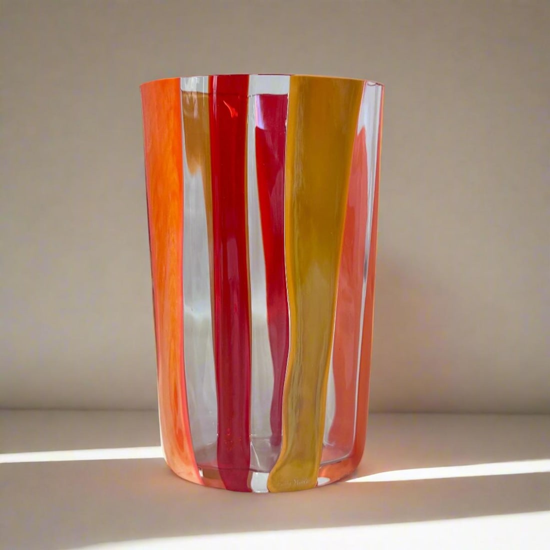 2006 Certified Carlo Moretti Hand Blown Murano Glass Calim Vase 86/333 (1 of 6)
