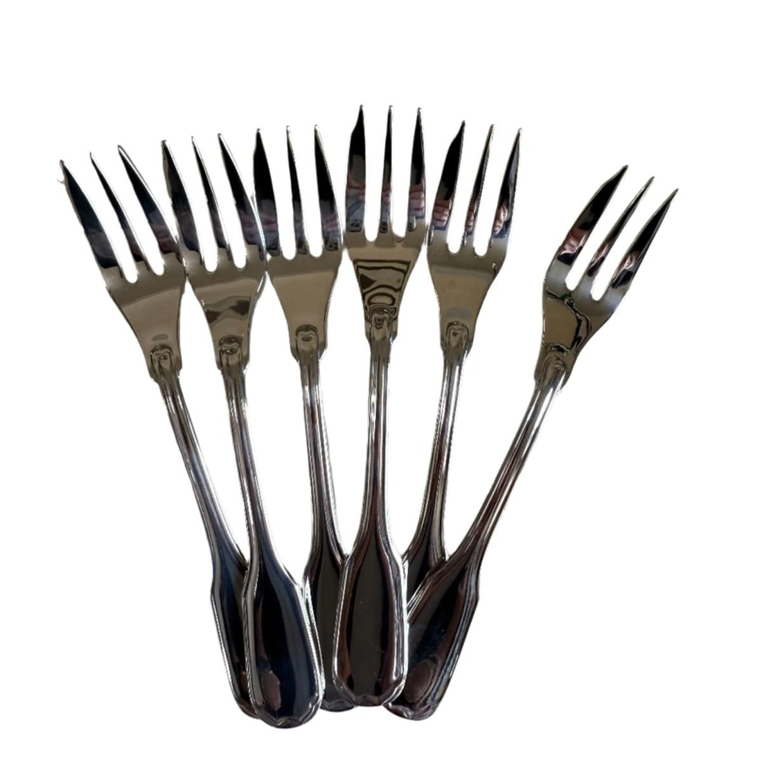 Set of 12 Christofle Touraine Pastry Fork 2418046 (1 of 6)