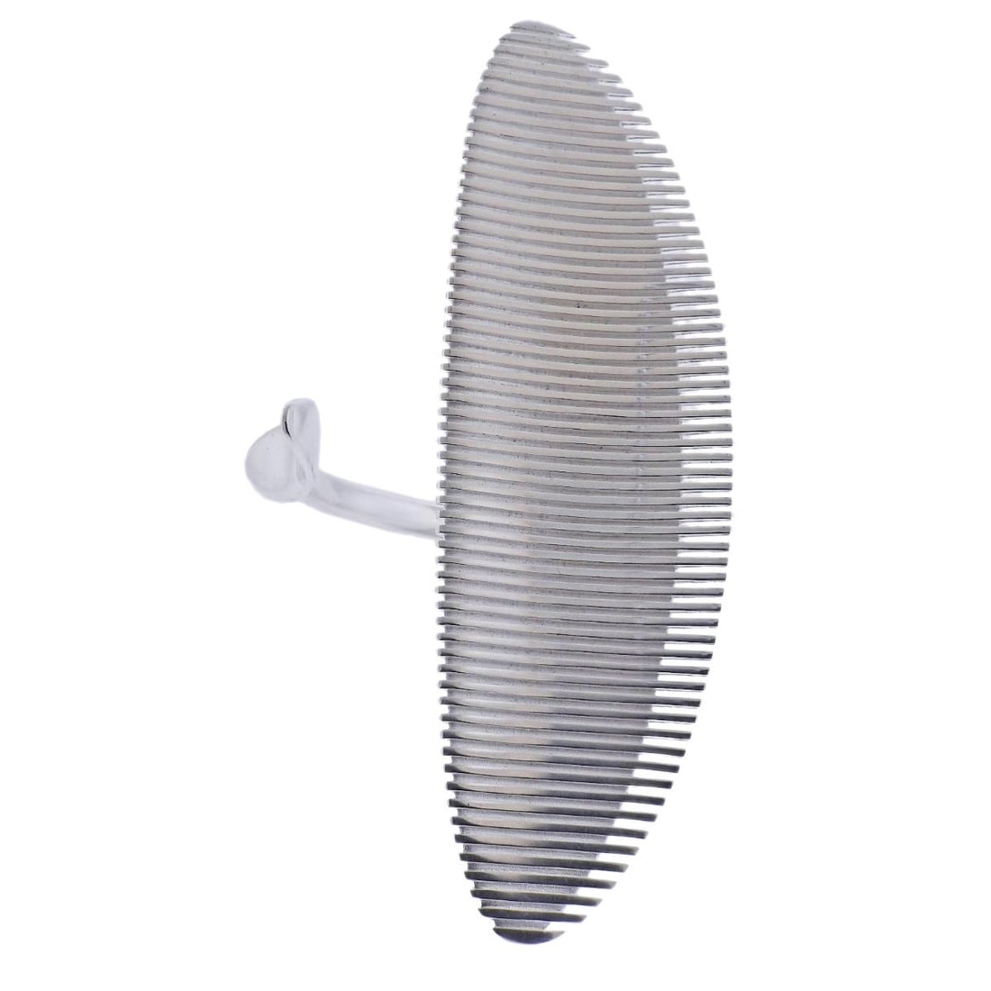 Georg Jensen Zaha Hadid Lamellae Silver Long Cuff Bracelet 623 C: Metal : Sterling Silver Designer : Georg Jensen Gemstone : None Measurements : Bracelet is 4.75" wide (entire length), will fit respectively 6.5-7" or 7.5" wrists Marked: : GJ mark, 925 S, 623 C,
