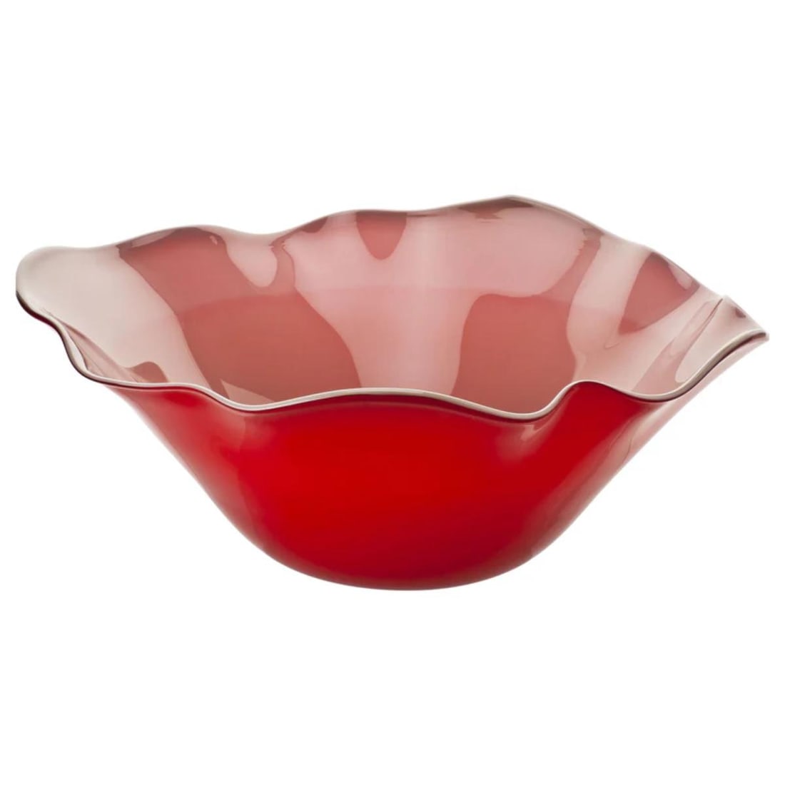 Venini Narciso Vase: Material : Murano Glass Designer : Venini Measurements : H: 18.5 cm, D: 55cm. Marked: : Venini. Condition: : New/store sample. Additional: With box and COA.