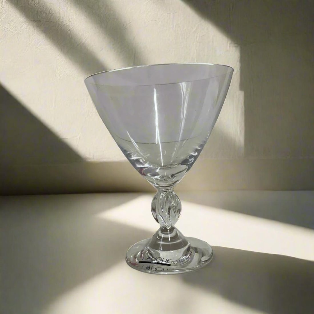 Set of 6 Lalique Frejus Champagne Sherbet Flute (1 of 4)