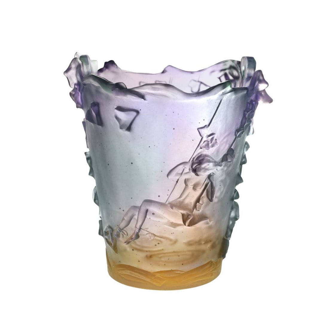 Daum Crystal Fairy Dream Vase Ltd of 250 03970: Material : Crystal Designer : Daum Measurements : 345x320x270mm Marked: : Daum. Condition: : Excellent. Additional: With box.