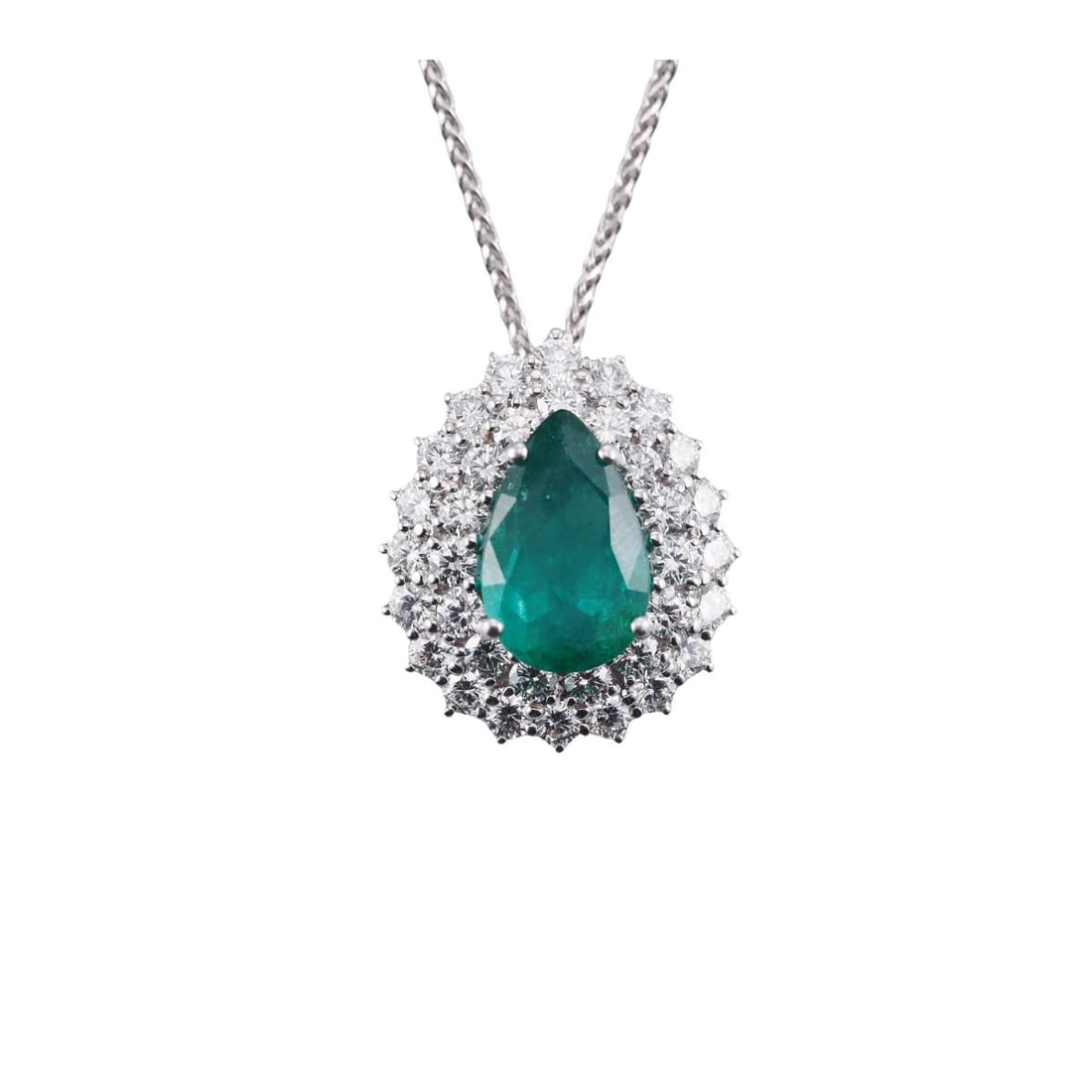18k Gold Diamond Pendant Necklace (1 of 4)