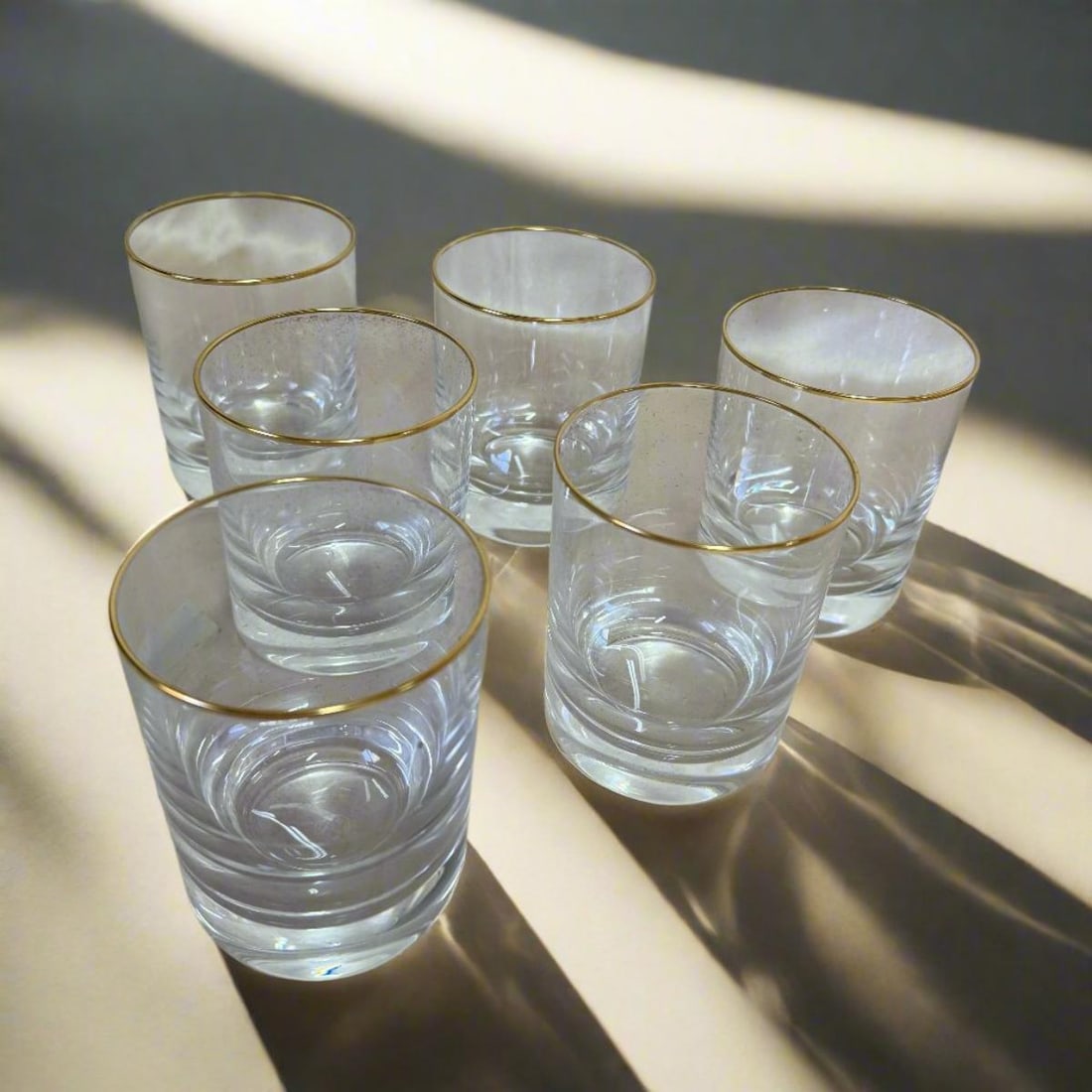 Set of 6 Baccarat Vintage Crystal Annie Tumbler 600293 (1 of 3)