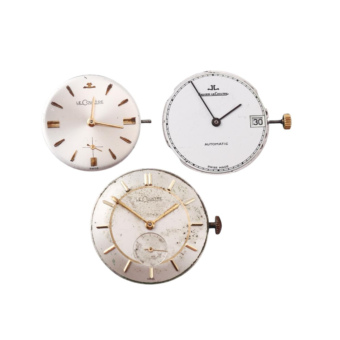 Jaeger LeCoultre Watch Movement & Dial Lot of 3 (1 of 10)
