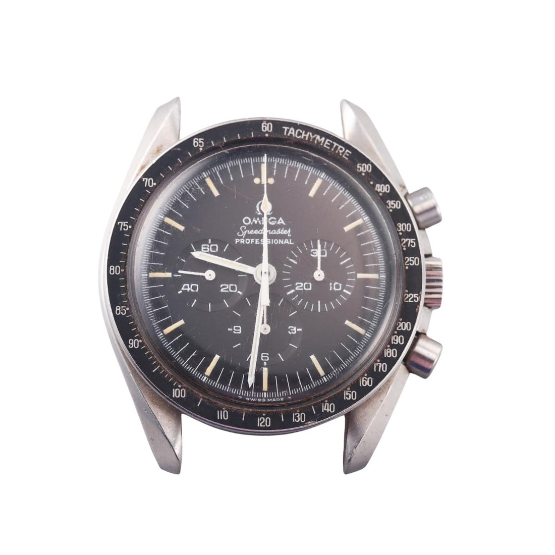 Omega Speedmaster Professional Moonwatch Chronograph Watch cal. 861 ref. 145.0022 74: Metal : Stainless Steel Designer : Omega Movement : Manual wind - working order. Cal. 861 Measurements : Case 39mm. No band. Lug width 20mm. Reference/Model: : Speedmaster 145.0022 74.