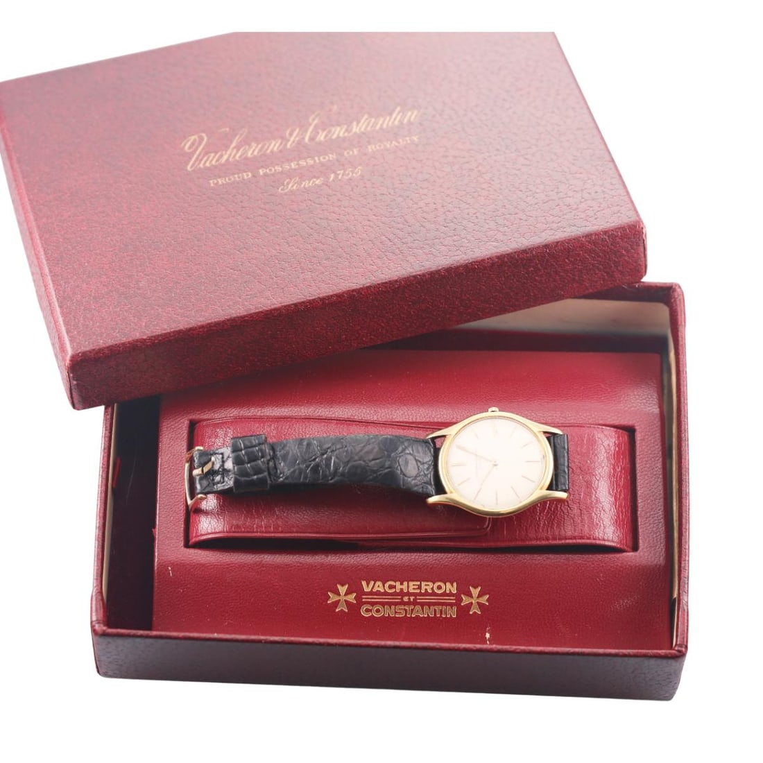 Vacheron Constantin 18k Gold Vintage Watch 4962: Metal : 18k Yellow Gold Designer : Vacheron Constantin Movement : Manual wind - working order. Measurements : Case 32mm, band and buckle not original. Reference/Model: : Ref. 4962.