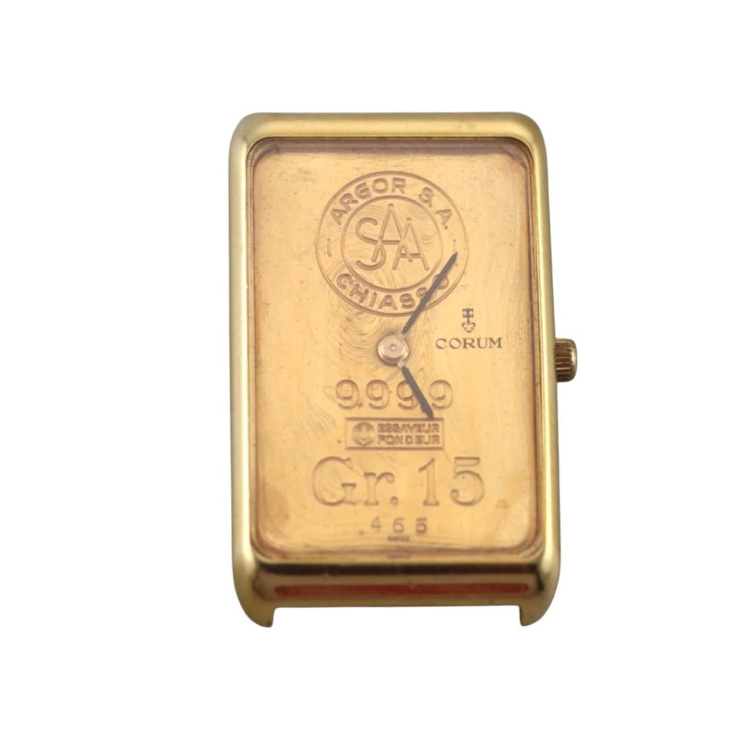 Corum Ingot 15 Gr. Gold Large Manual Wind Watch (1 of 7)