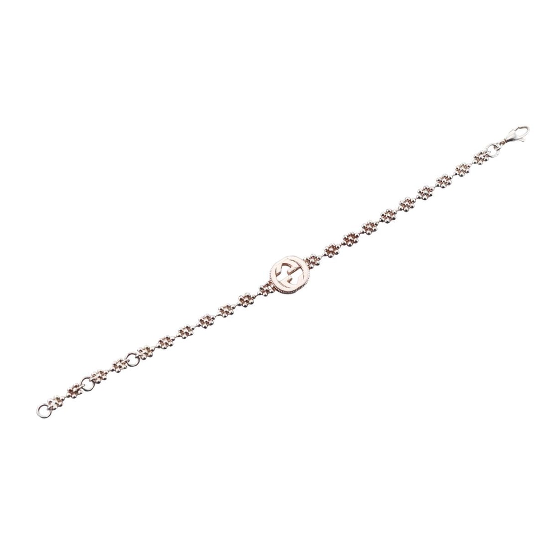 Gucci Icon Logo Sterling Silver Bracelet (1 of 3)