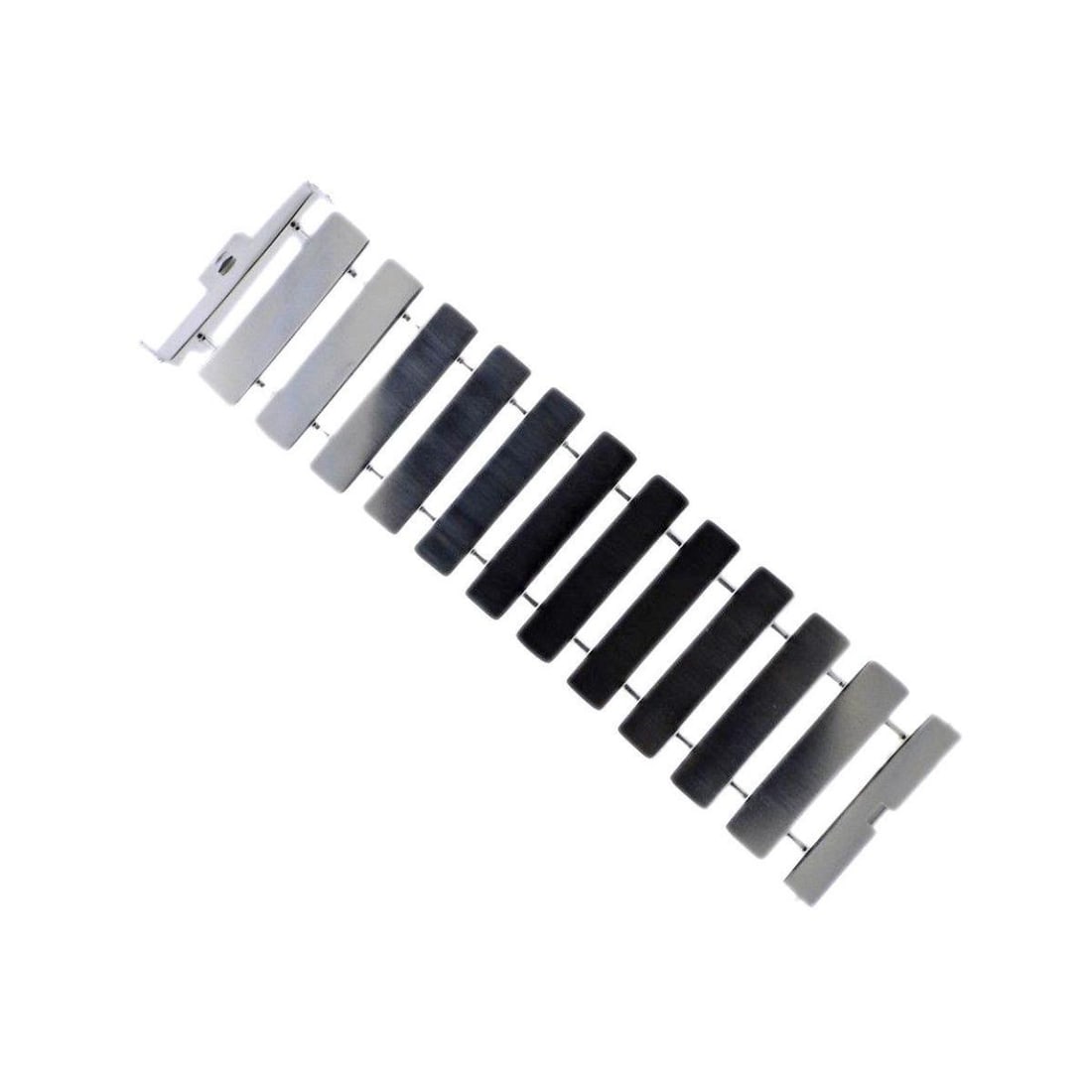 Georg Jensen Aria Wide Sterling Silver Bracelet 593 D: Metal : Sterling Silver Designer : Georg Jensen Gemstone : None Measurements : Bracelet is 7.75" long and 2" wide. Marked: : M/L, 593D, GJ mark. Weight: : 163.8 grams