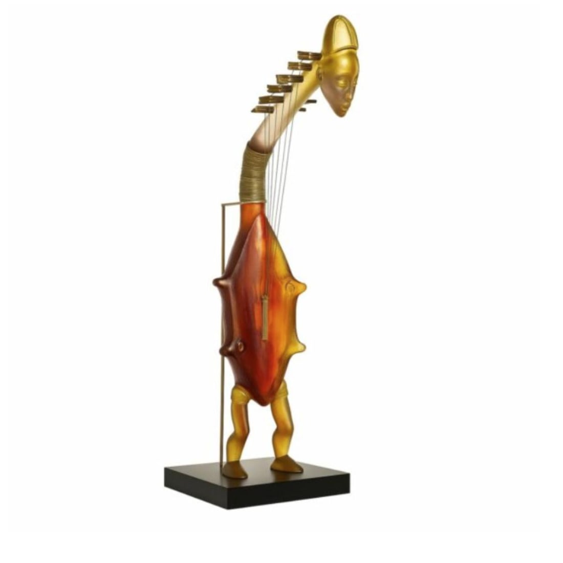 Daum Harpe Rituelle Branly Museum Crystal Sculpture 03714: Material : Crystal Designer : Daum Measurements : Height : 81,1 cm Length : 37,2 cm Width : 20,2 cm Condition: : Mint, in box - never been assembled. Additional: Limited edition of 25 p