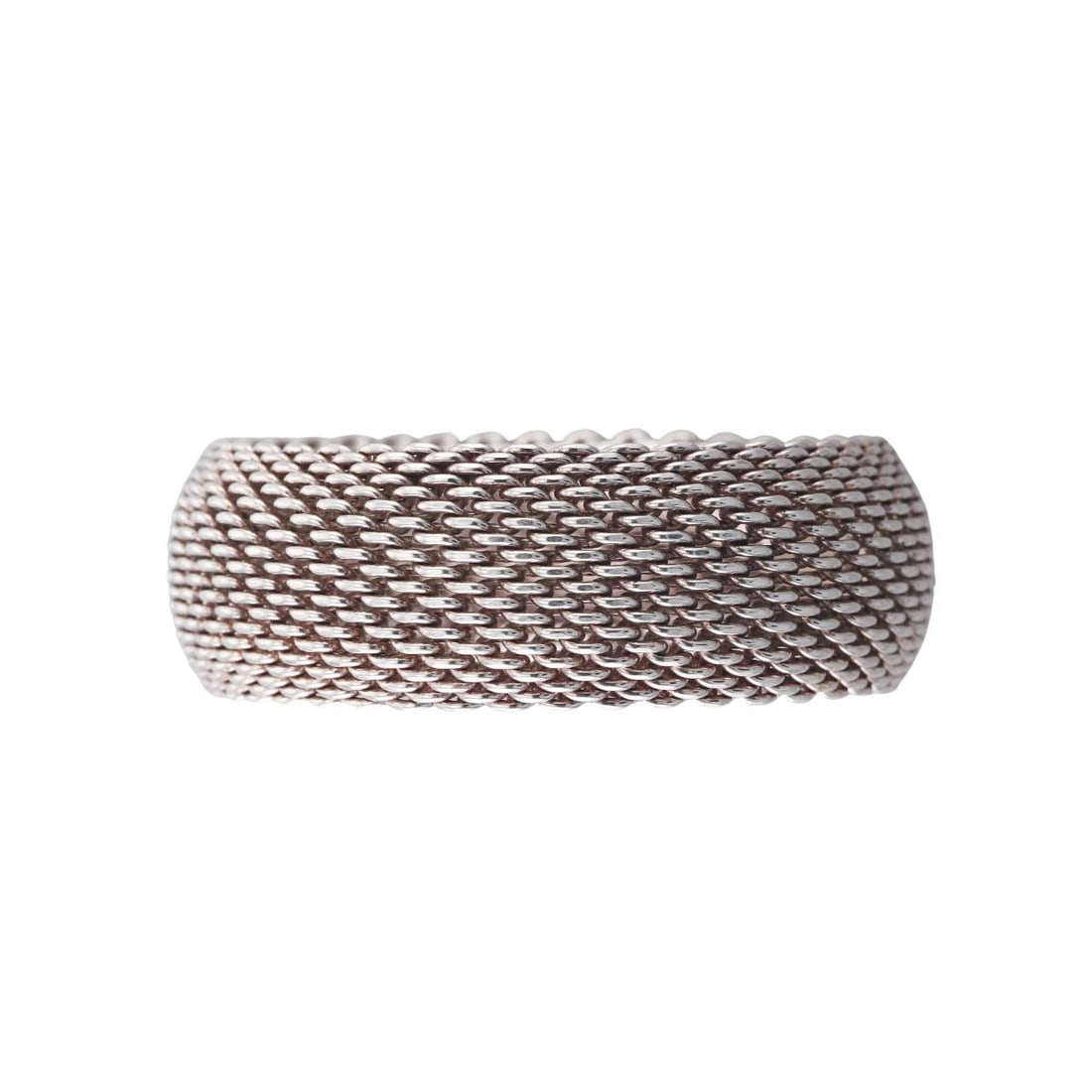 Tiffany & Co Somerset Sterling Silver Bangle Bracelet: Metal : Sterling Silver Designer : Tiffany & Co Gemstone : None Measurements : Bracelet will fit approx. 7" wrist and is 28mm wide. Marked: : Tiffany & Co, 925. Weight: : 121.4 grams Condition: :