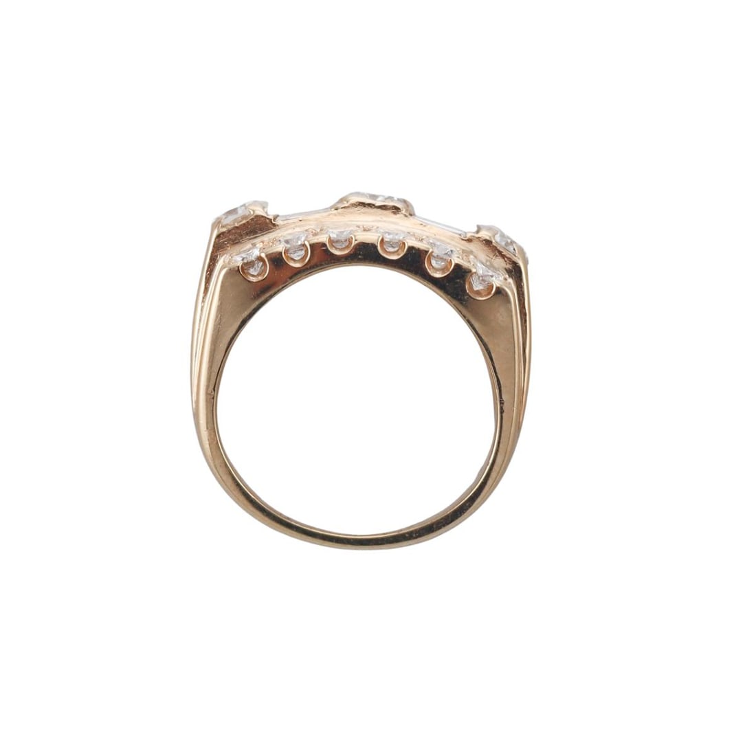 14k Gold Diamond Ring - 3