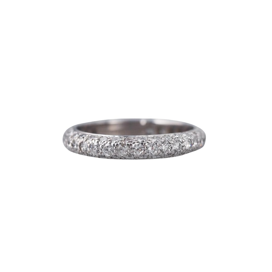 Steven Fox Platinum Diamond Pave Band Ring: Metal : Platinum Designer : Steven Fox Gemstone : Diamonds appro. 1.50ctw. Measurements : Ring size 5.5, width 3.3mm. Marked: : Steven A. Fox, PT950. Weight: : 2.6 grams Condition: : Excellent.