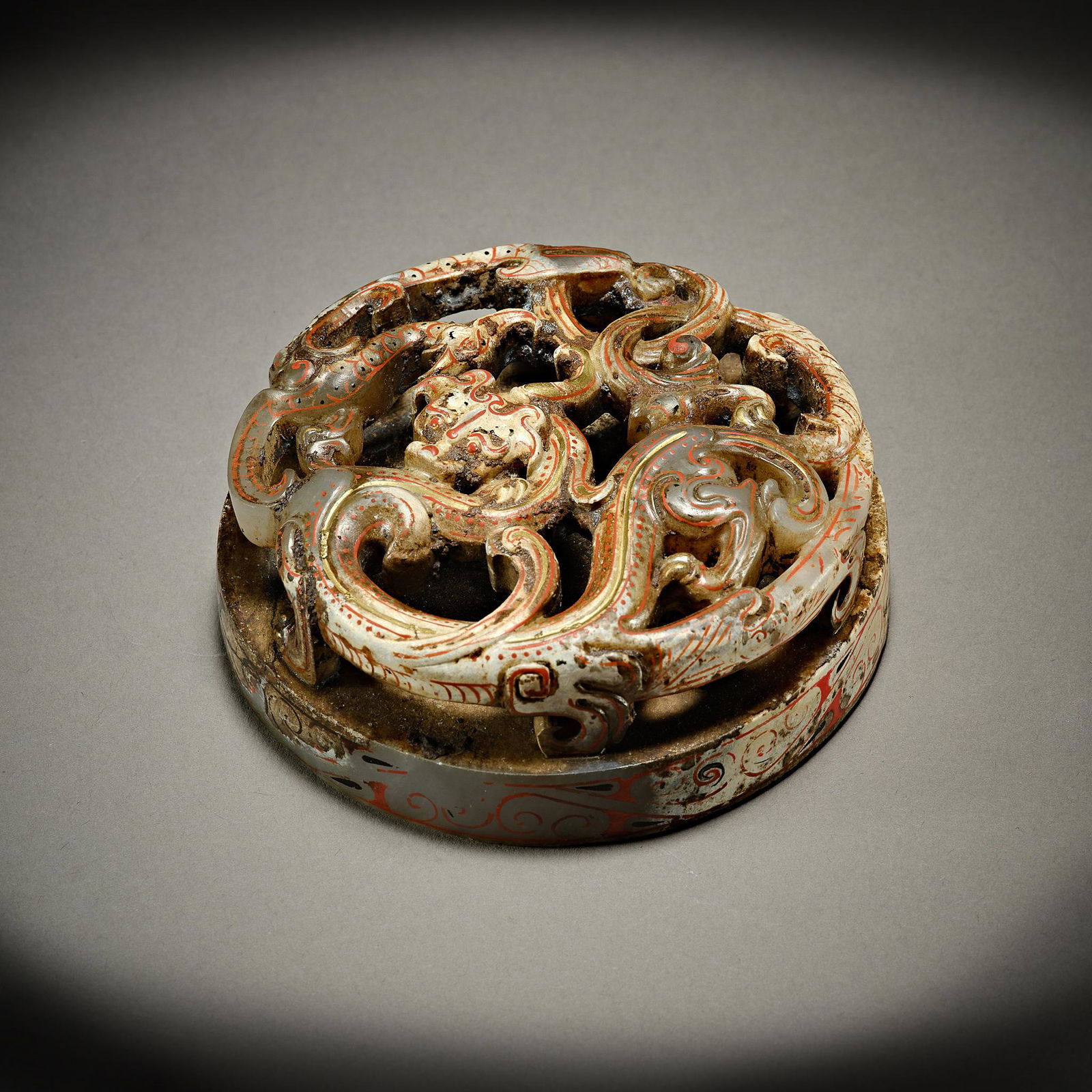 Han Dynasty of China,Hetian Jade Sword Accessory (1 of 6)