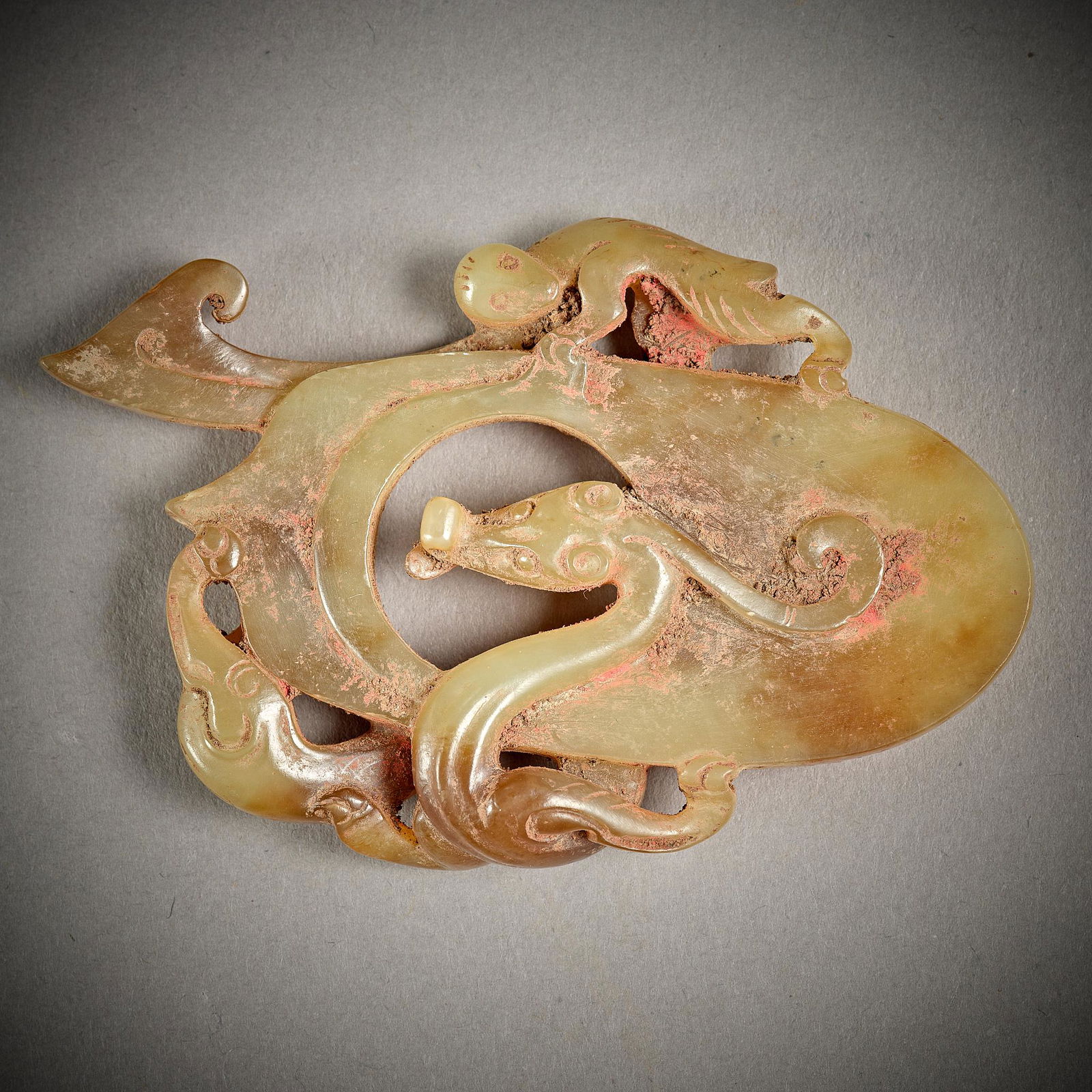Han Dynasty of China,Hetian Jade Heart-shaped Pendant (1 of 6)
