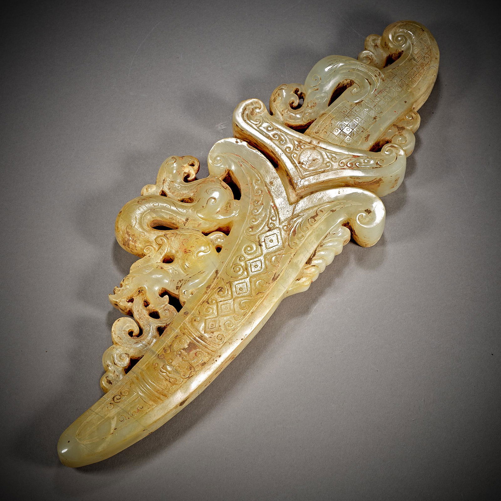 Han Dynasty of China,Hetian Jade Knife (1 of 10)