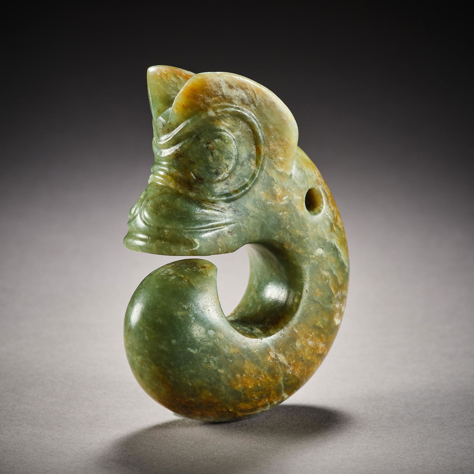 Chinese Hongshan Culture,Jade Pig Dragon Mar 07, 2023 Tuya Antiques