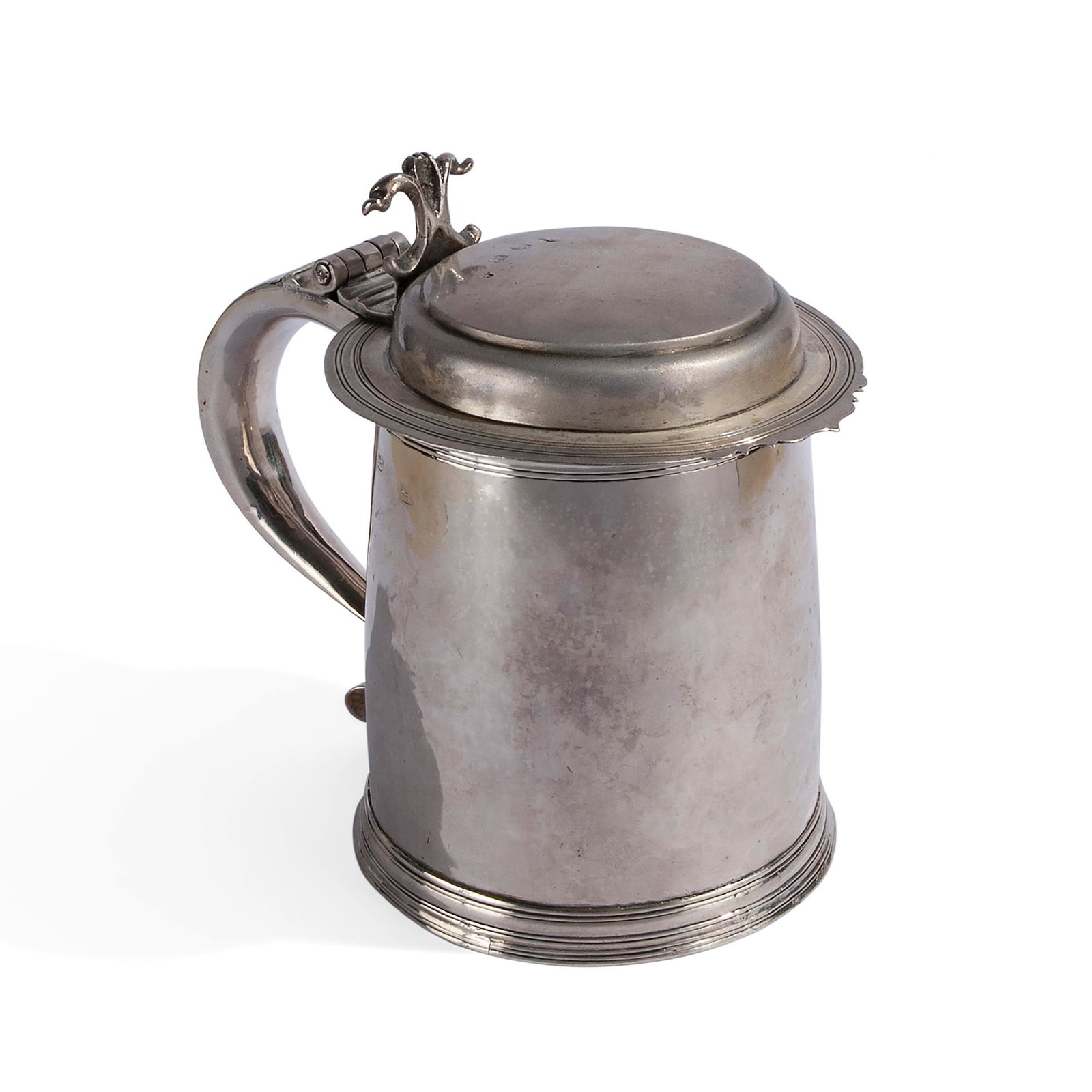 Silver flat top Tankard, London 1693 (1 of 2)