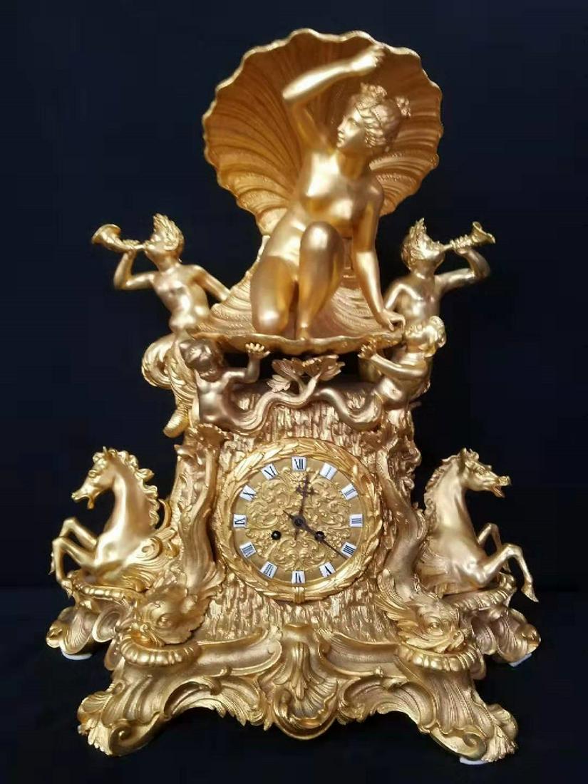 Gilded French Clock (1 of 8)