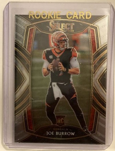 2020 Panini Select Club Level Joe Burrow RC (1 of 2)