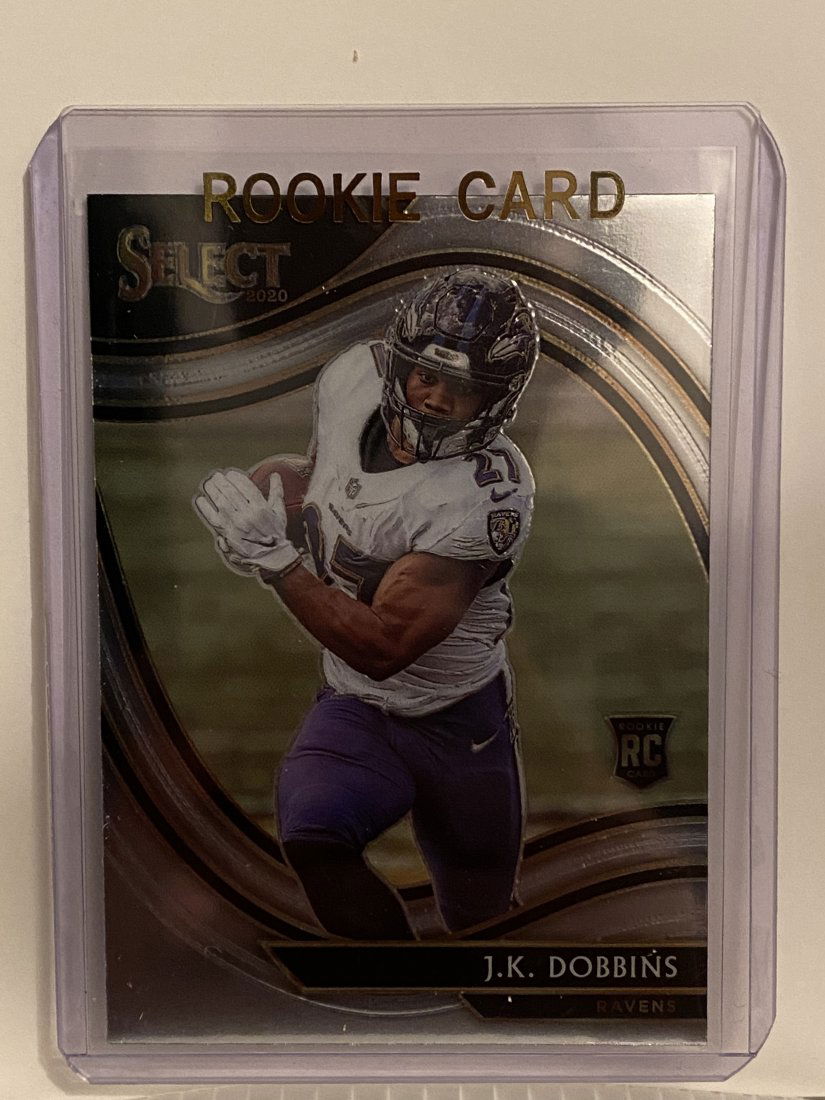 2020 Panini Select Field Level J.K. Dobbins RC (1 of 2)